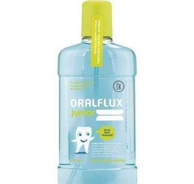 Oralflux Junior ovoce a máta ústní voda 500 ml, Oralflux, Junior, ovoce, máta, ústní, voda, 500, ml