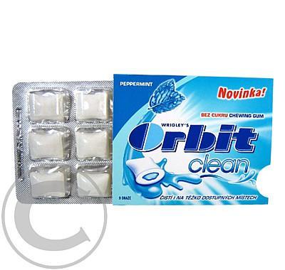 Orbit Clean Peppermint dražé 9ks