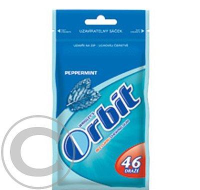 Orbit Peppermint dražé sáček 46ks, Orbit, Peppermint, dražé, sáček, 46ks