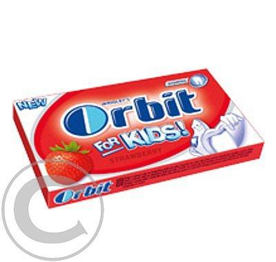 Orbit Strawberry for Kids plátky 14 ks, Orbit, Strawberry, for, Kids, plátky, 14, ks