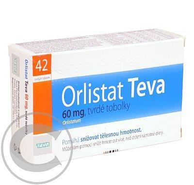 ORLISTAT TEVA 60 MG  42X60MG I Tobolky, ORLISTAT, TEVA, 60, MG, 42X60MG, I, Tobolky