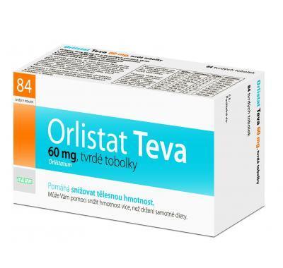 Orlistat Teva tobolky 84 x 60 mg, Orlistat, Teva, tobolky, 84, x, 60, mg