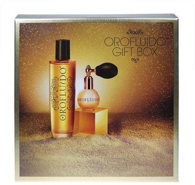 Orofluido Elixir Gift Box  100ml 100ml Orofluido Elixir   Orofluido Gold Dust Pro všechny typy vlasů