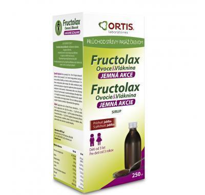 ORTIS Fructolax Sirup pro děti 250 ml, ORTIS, Fructolax, Sirup, děti, 250, ml