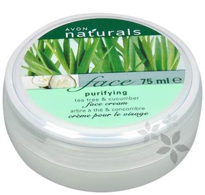 Osvěžující pleťový krém s čajovníkem a okurkou Naturals (Tea Tree & Cucumber Face Cream) 75 ml