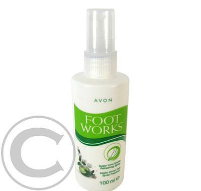 Osvěžující sprej na nohy s vůní limetky a máty Foot Works (Sugar Lime Mojito Spray) 100 ml