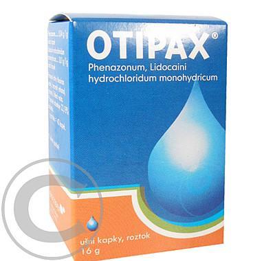 OTIPAX  1X16GM Ušní kapky, roztok, OTIPAX, 1X16GM, Ušní, kapky, roztok