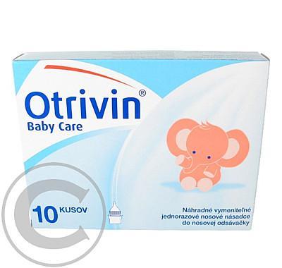 Otrivin Baby Care náhradní výměnné jednorázové nosní násady do nosní odsávačky 10ks