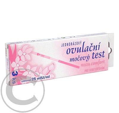 Ovulační test COMFORT PROUŽEK KRB 3ks