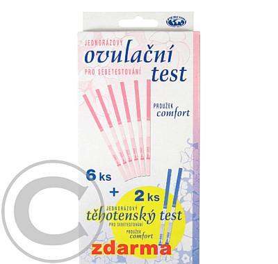 Ovulační test proužek COMFORT 6 ks 2 ks TT zdarma, Ovulační, test, proužek, COMFORT, 6, ks, 2, ks, TT, zdarma