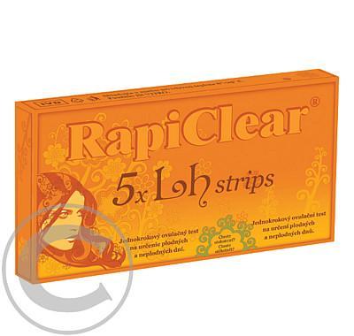 Ovulační test RapiClear 5x LH strips, Ovulační, test, RapiClear, 5x, LH, strips