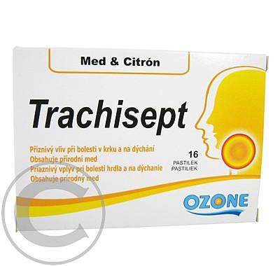 Ozone Trachisept Med   Citron 16 pastilek, Ozone, Trachisept, Med, , Citron, 16, pastilek