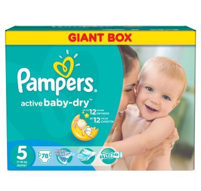 Pampers Active baby 5 junior 11-25 kg 78 kusů