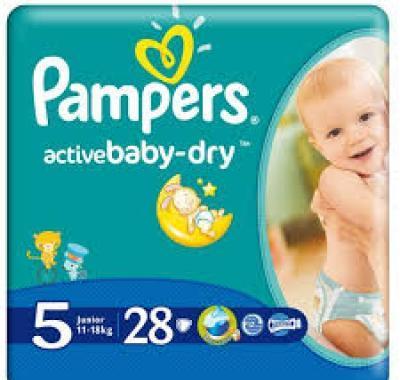 Pampers Active Baby 5 Junior 28 kusů, Pampers, Active, Baby, 5, Junior, 28, kusů