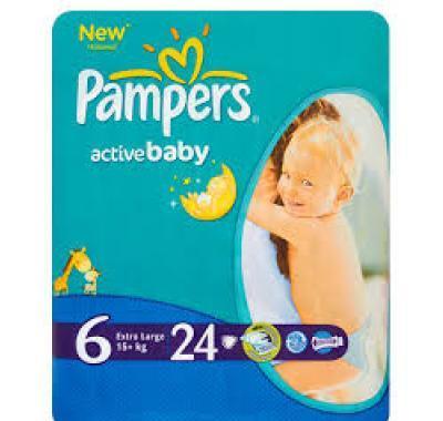 Pampers Active Baby 6 Extra Large 24 kusů
