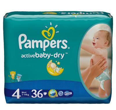 Pampers Active Baby Maxi 4 36 kusů