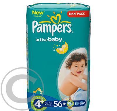 PAMPERS Active baby Maxi Plus 9-16kg 56 ks