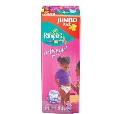 Pampers Active pants girl 6 extra large 16  kg 44 kusů