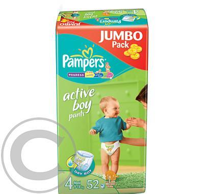Pampers Active Pants Jumbo Maxi boy 52