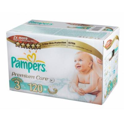 Pampers jednorazové plenky Premium Care Midi 120 kusů, Pampers, jednorazové, plenky, Premium, Care, Midi, 120, kusů