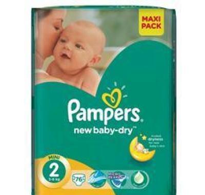 PAMPERS New Baby Mini 3-6kg 76 kusů, PAMPERS, New, Baby, Mini, 3-6kg, 76, kusů