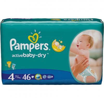 Pampers plenky Active Baby Dry Maxi 7 - 14 kg 46 kusů