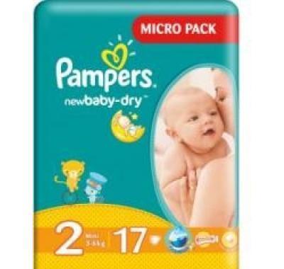 Pampers plenky New Baby Dry Mini 3 - 6 kg 17 kusů, Pampers, plenky, New, Baby, Dry, Mini, 3, 6, kg, 17, kusů