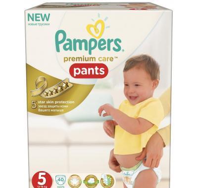 Pampers Premium Care Pants 5 Junior 12 - 18 kg 40 kusů, Pampers, Premium, Care, Pants, 5, Junior, 12, 18, kg, 40, kusů