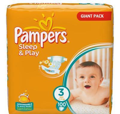 Pampers Sleep & Play 3 midi 4 - 9 kg 100 kusů