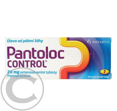 PANTOLOC CONTROL 20 MG  7X20MG Tablety, PANTOLOC, CONTROL, 20, MG, 7X20MG, Tablety