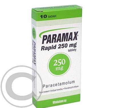 PARAMAX RAPID 250 MG  10X250MG Tablety, PARAMAX, RAPID, 250, MG, 10X250MG, Tablety