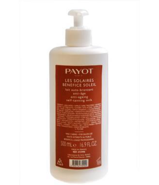 Payot Benefice Soleil Anti Ageing Tanning Milk Samoopalovací mléko 500 ml