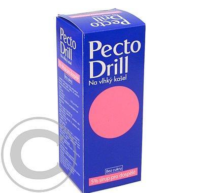 PECTODRILL 5% SIRUP PRO DOSPĚLÉ NA VLHKÝ KAŠEL BEZ CUKRU  200 ML/10GM ODM Sirup