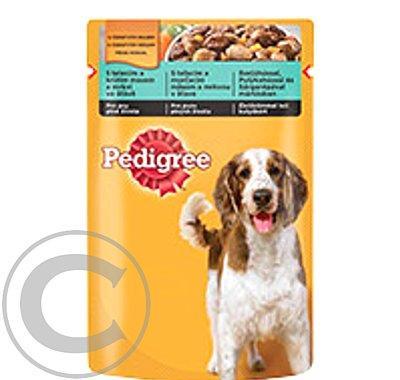 Pedigree kapsa telecí, krůtí a mrkev 100g, Pedigree, kapsa, telecí, krůtí, mrkev, 100g