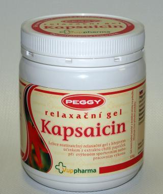 PEGGY masážní gel Kapsaicin - 500g, PEGGY, masážní, gel, Kapsaicin, 500g