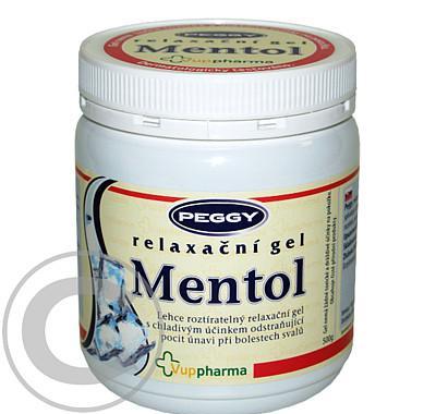 Peggy relaxační gel Mentol 500g, Peggy, relaxační, gel, Mentol, 500g