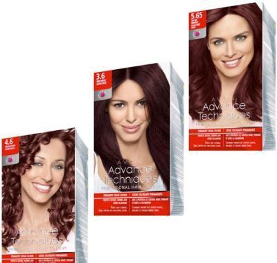 Permanentní krémová barva na vlasy - paleta červená, Permanentní, krémová, barva, vlasy, paleta, červená