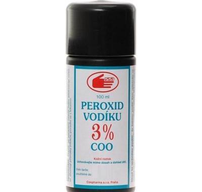 PEROXID VODÍKU 3% COO Roztok k zevnímu užití 100 ml, PEROXID, VODÍKU, 3%, COO, Roztok, k, zevnímu, užití, 100, ml