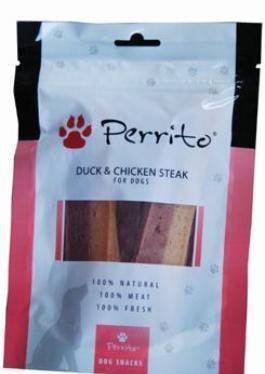 Perrito Duck&Chicken Steak pro psy 100g