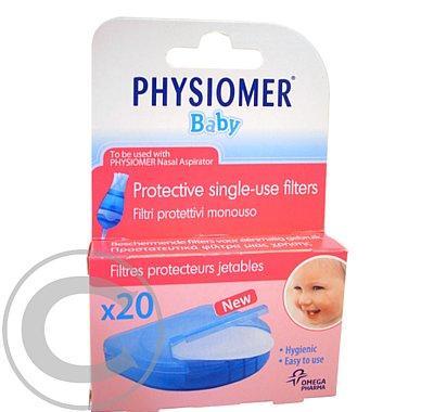 Physiomer Baby Náhradní ochranný filtr 20 ks, Physiomer, Baby, Náhradní, ochranný, filtr, 20, ks