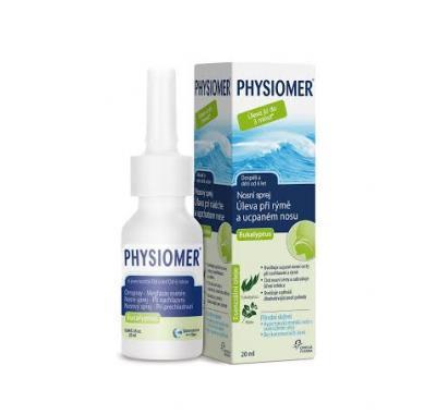 PHYSIOMER Eucalyptus nosní sprej 25ml, PHYSIOMER, Eucalyptus, nosní, sprej, 25ml