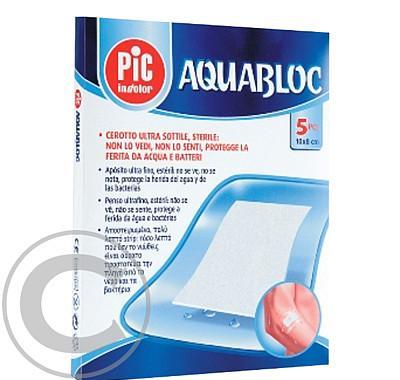 PIC Náplast s polštářkem Aquabloc 10x8cm 5ks
