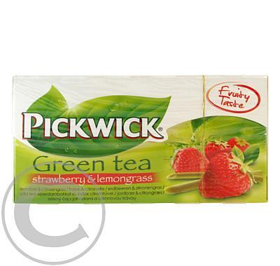 PICKWICK Čaj Green Tea jahoda a citronová tráva n.s.20x1.5g