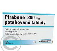 PIRABENE 800 MG  30X800MG Potahované tablety, PIRABENE, 800, MG, 30X800MG, Potahované, tablety