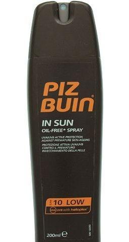 Piz Buin In Sun Spray SPF10  200ml Sprej na opalování SPF10, Piz, Buin, In, Sun, Spray, SPF10, 200ml, Sprej, opalování, SPF10