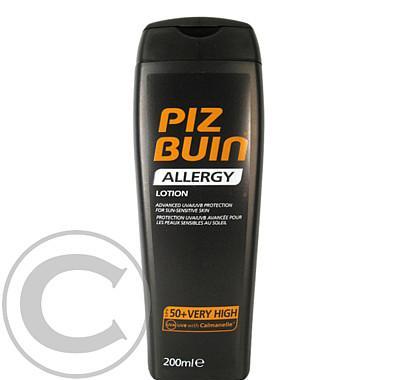 PIZ BUIN SPF50  opalovací mléko proti sluneční alergii 200ml, PIZ, BUIN, SPF50, opalovací, mléko, proti, sluneční, alergii, 200ml