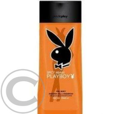 Playboy sprchový gel 250ml Miami, Playboy, sprchový, gel, 250ml, Miami