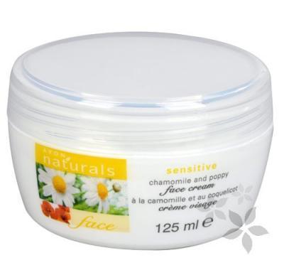 Pleťový krém s heřmánkem a vlčím mákem Naturals (Chamomile & Poppy Face Cream) 125 ml