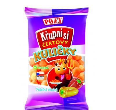 POEX Snack Čertovy kuličky 120 g, POEX, Snack, Čertovy, kuličky, 120, g