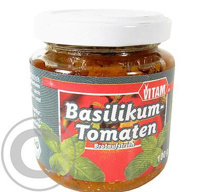 Pomazánka rajčatová s bazalkou BIO 100g, Pomazánka, rajčatová, bazalkou, BIO, 100g